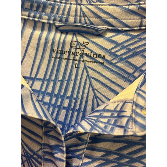 Vineyard Vines Sankaty Blue Margo Dress Size Large - Picture 4 of 6